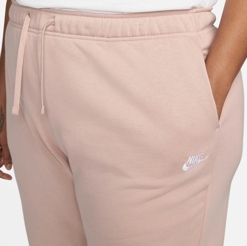 Nike Sportswear Club Fleece Womens Mid Rise Joggers plus size pink size 3X new - Picture 7 of 8